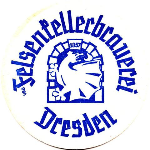 dresden dd-sn felsen rund 3a (215-veb-blau) 